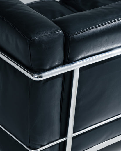 LC2 SOFA, LE CORBUSIER, JEANNERET, PERRIAND, CASSINA, 1960s