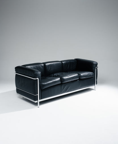LC2 SOFA, LE CORBUSIER, JEANNERET, PERRIAND, CASSINA, 1960s