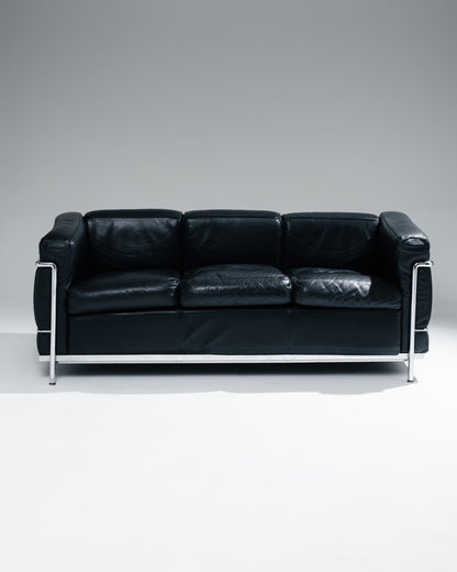 LC2 SOFA, LE CORBUSIER, JEANNERET, PERRIAND, CASSINA, 1960s