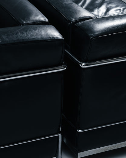 LC2 SOFA, LE CORBUSIER, JEANNERET, PERRIAND, CASSINA, 1960s