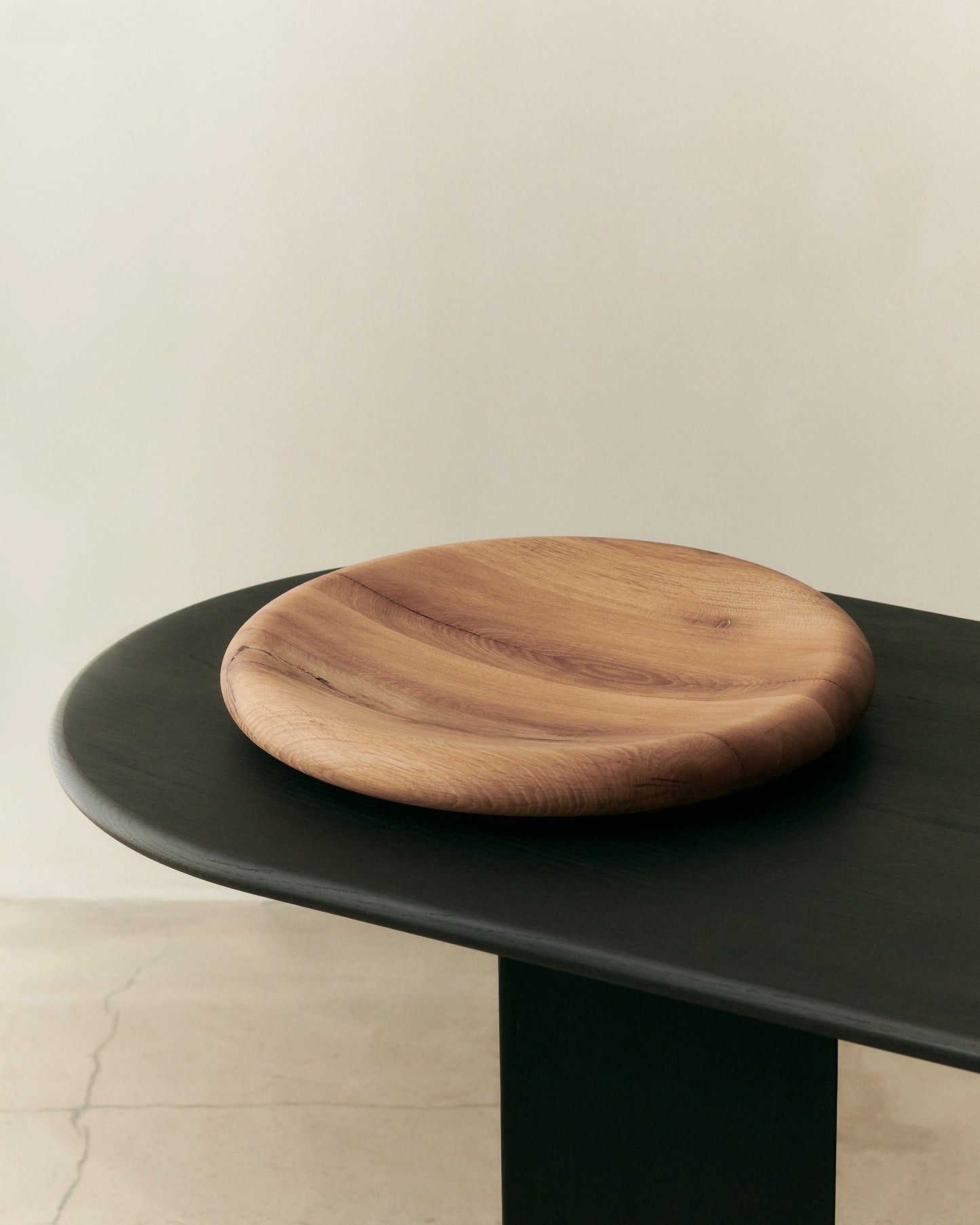 Large oak plate