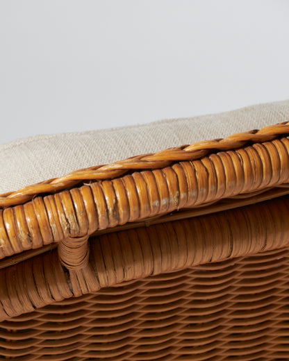 Rattan two -seater sofa, 1960s