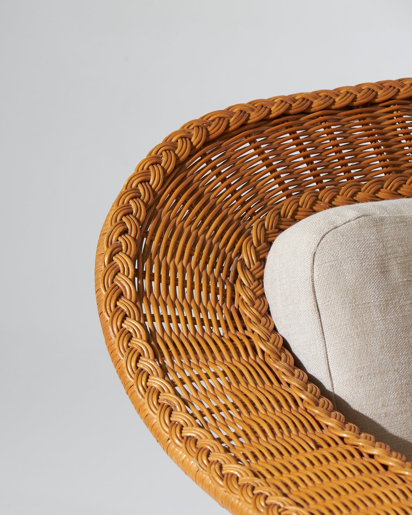 Rattan two -seater sofa, 1960s