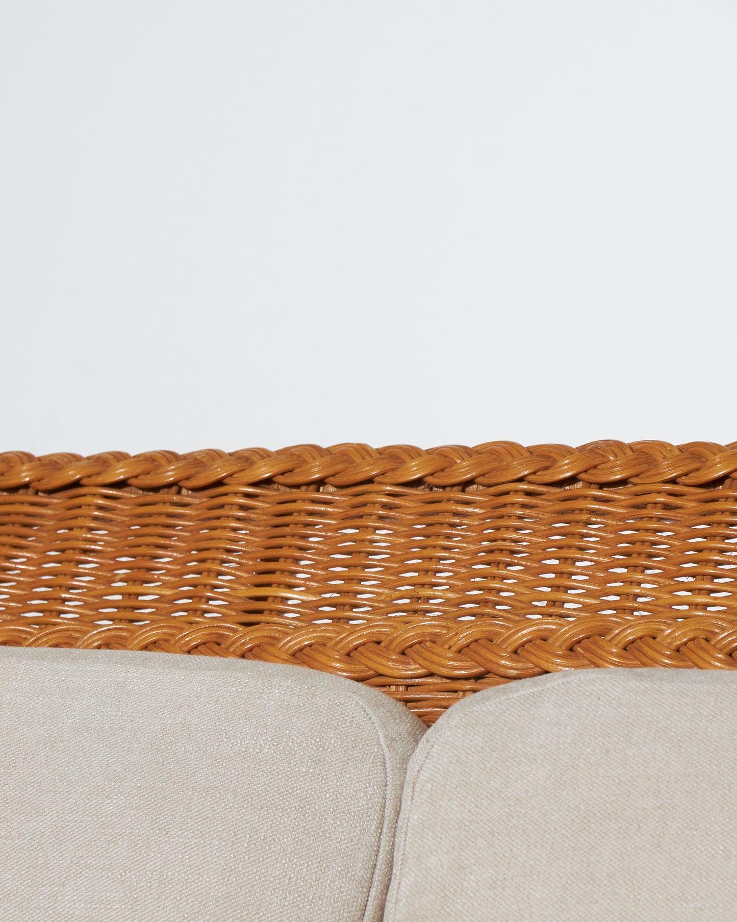 Rattan two -seater sofa, 1960s