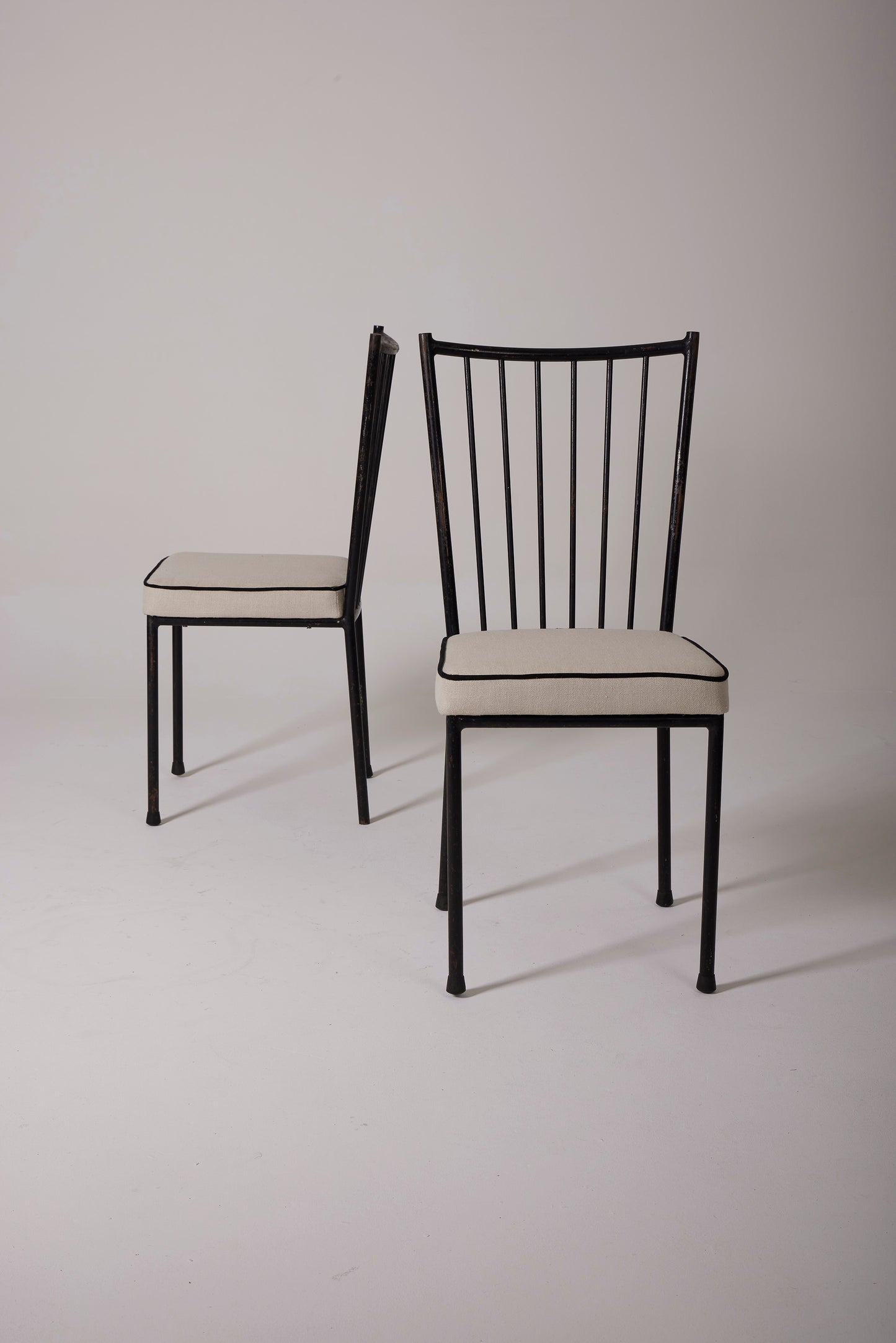 SET DE 4 CHAISES COLETTE GUEDEN, 1950s