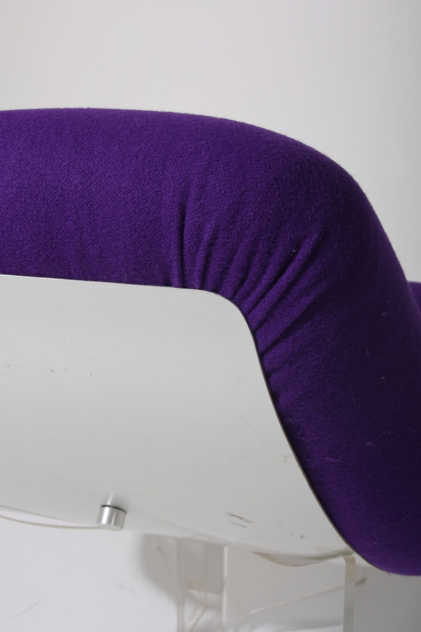 PURPLE LOUNGE CHAIR PIERRE VANDEL, 1970s