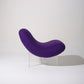 PURPLE LOUNGE CHAIR PIERRE VANDEL, 1970s