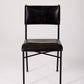 JACQUES ADNET LEATHER CHAIR