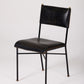 JACQUES ADNET LEATHER CHAIR