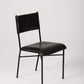 JACQUES ADNET LEATHER CHAIR