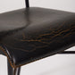 JACQUES ADNET LEATHER CHAIR