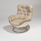 FAUTEUIL EN CUIR "KARATÉ" MICHEL CADESTIN, 1970s