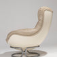 FAUTEUIL EN CUIR "KARATÉ" MICHEL CADESTIN, 1970s