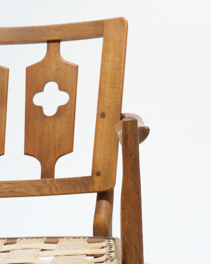 José in oak, Guillerme and Chambron sofa, 1950s