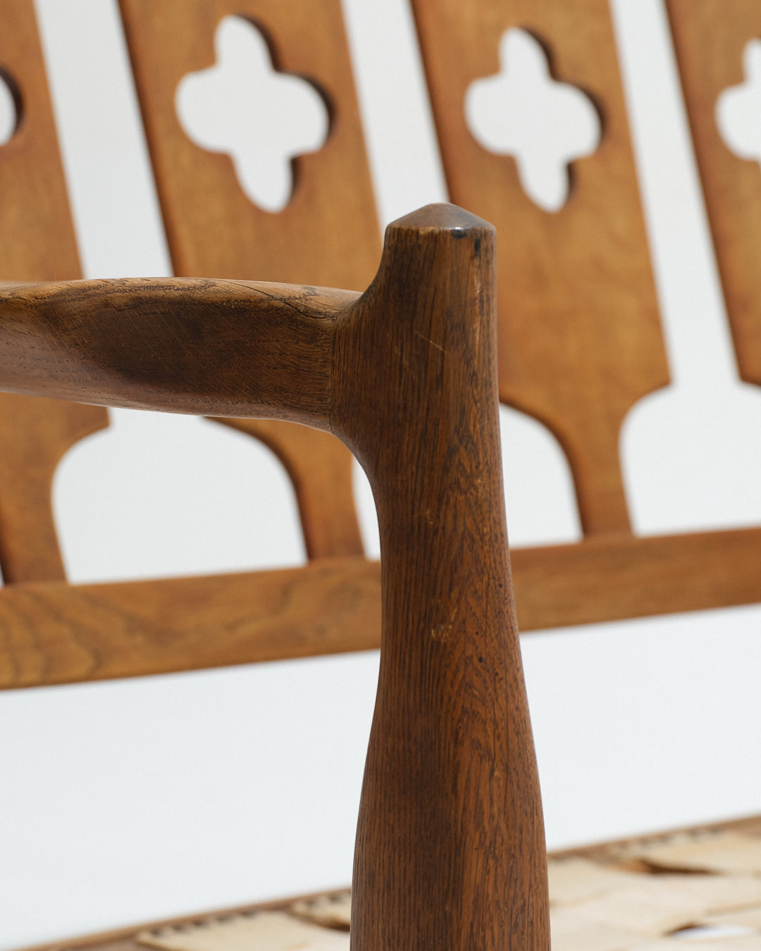 José in oak, Guillerme and Chambron sofa, 1950s