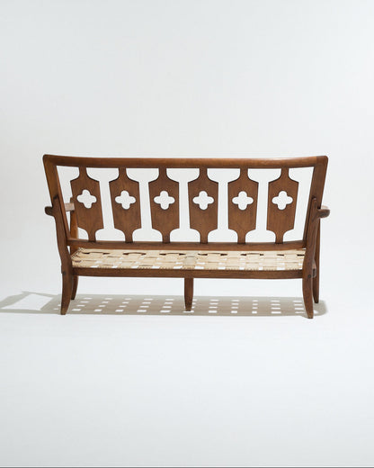 José in oak, Guillerme and Chambron sofa, 1950s