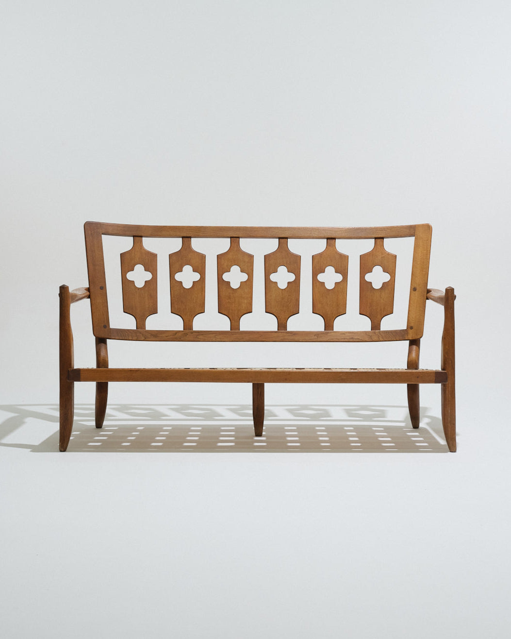 José in oak, Guillerme and Chambron sofa, 1950s