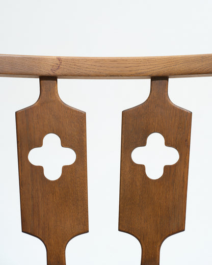 FAUTEUIL JOSÉ EN CHÊNE, GUILLERME ET CHAMBRON, 1950s