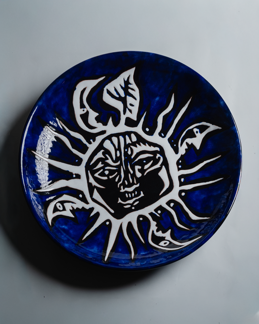 Ceramic plate, Jean Lurçat, 1950s