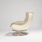 MICHEL CADESTIN "KARATE" LEATHER ARMCHAIR, 1970s