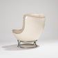 MICHEL CADESTIN "KARATE" LEATHER ARMCHAIR, 1970s