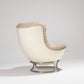 MICHEL CADESTIN "KARATE" LEATHER ARMCHAIR, 1970s