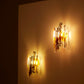 Pair of Mazzega wall lights