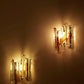 Pair of Mazzega wall lights