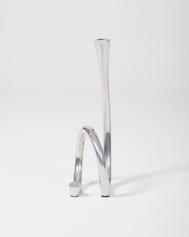 Metal loop candle holder, 1970s