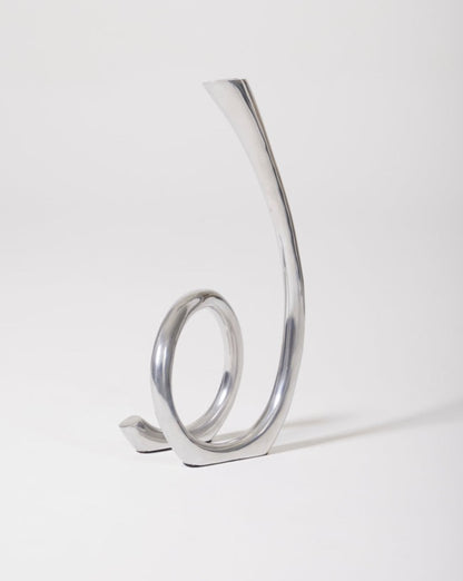 Metal loop candle holder, 1970s