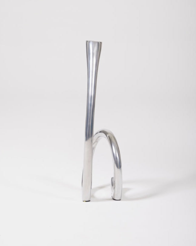 Metal loop candle holder, 1970s