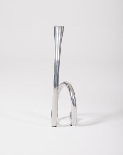 Metal loop candle holder, 1970s