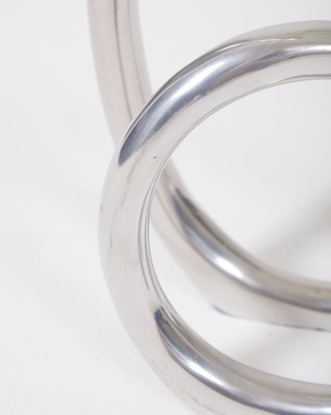 Metal loop candle holder, 1970s