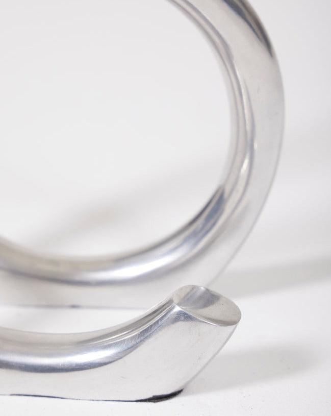 Metal loop candle holder, 1970s