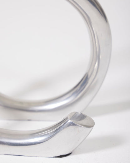 Metal loop candle holder, 1970s