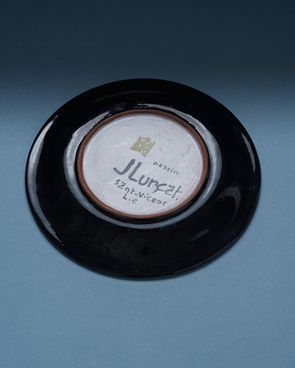 Ceramic plate, Jean Lurçat, 1950s