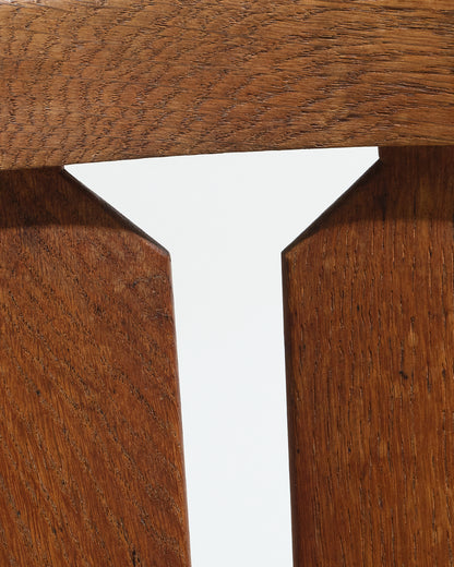 FAUTEUIL EN CHÊNE GUILLERME ET CHAMBRON, 1960s