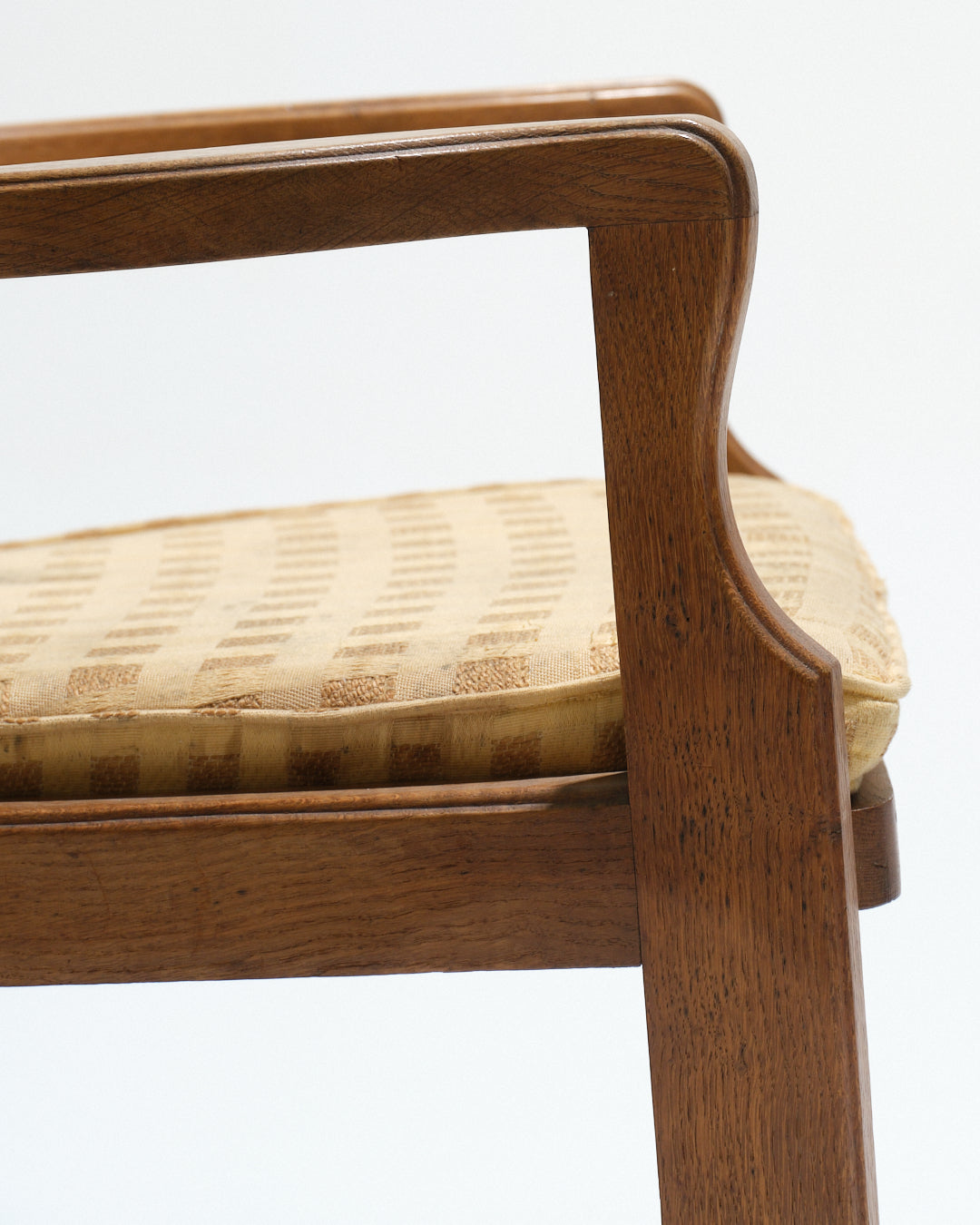 FAUTEUIL EN CHÊNE GUILLERME ET CHAMBRON, 1960s