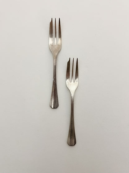 CHRISTOFLE OYSTER FORKS 12 PIECES