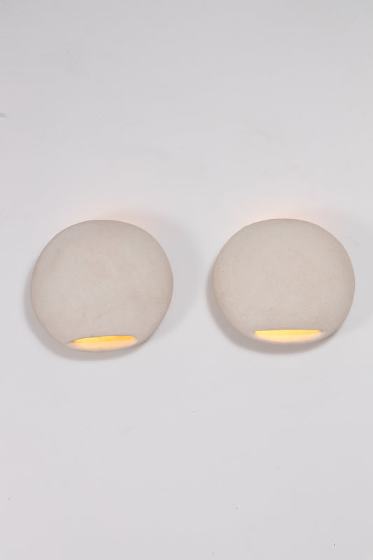 PAIR OF KSENIYA KRAVTSOVA “PEBBLE” WALL LIGHTS