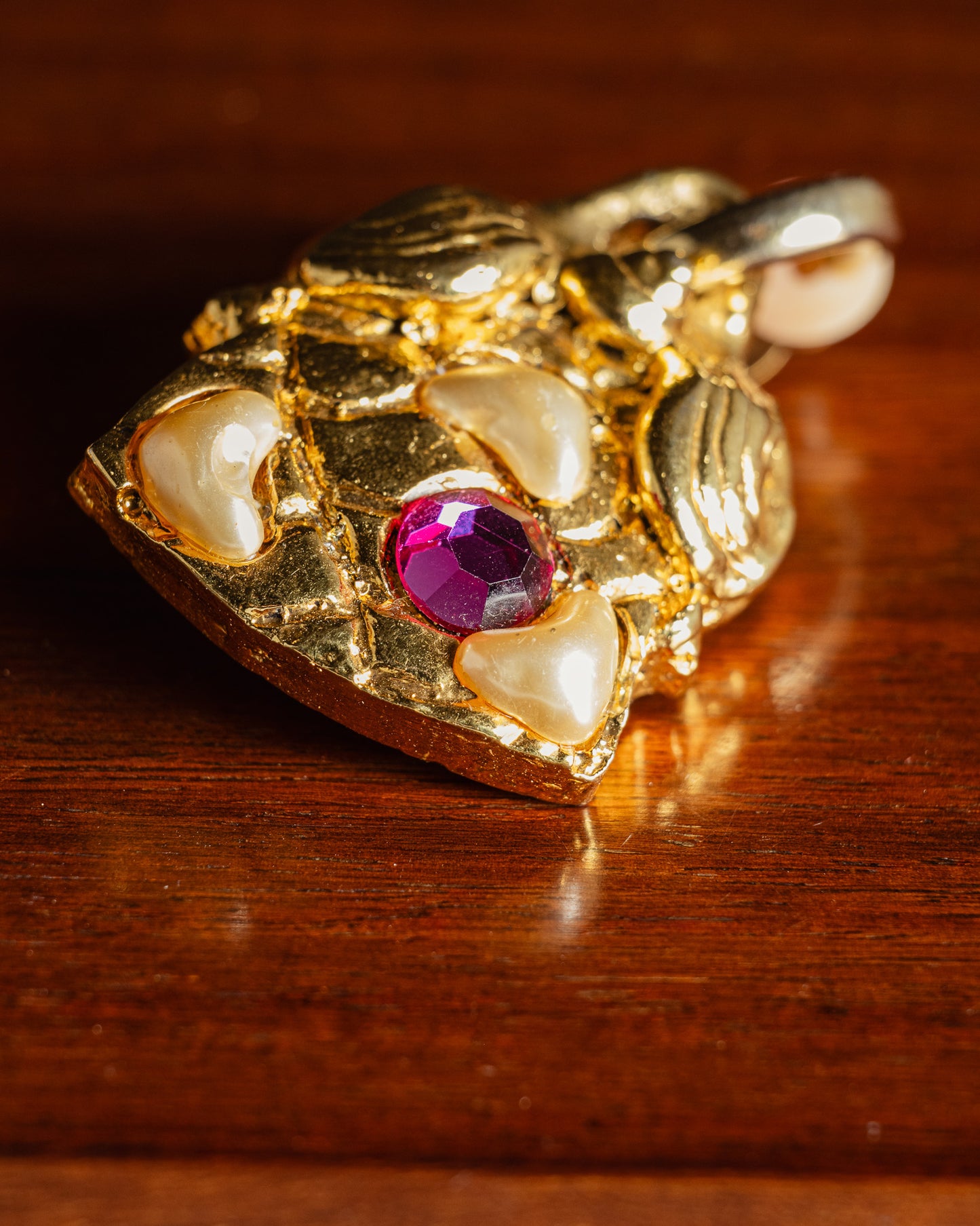 PAIR OF EARRINGS, JACKY DE G, 1980s