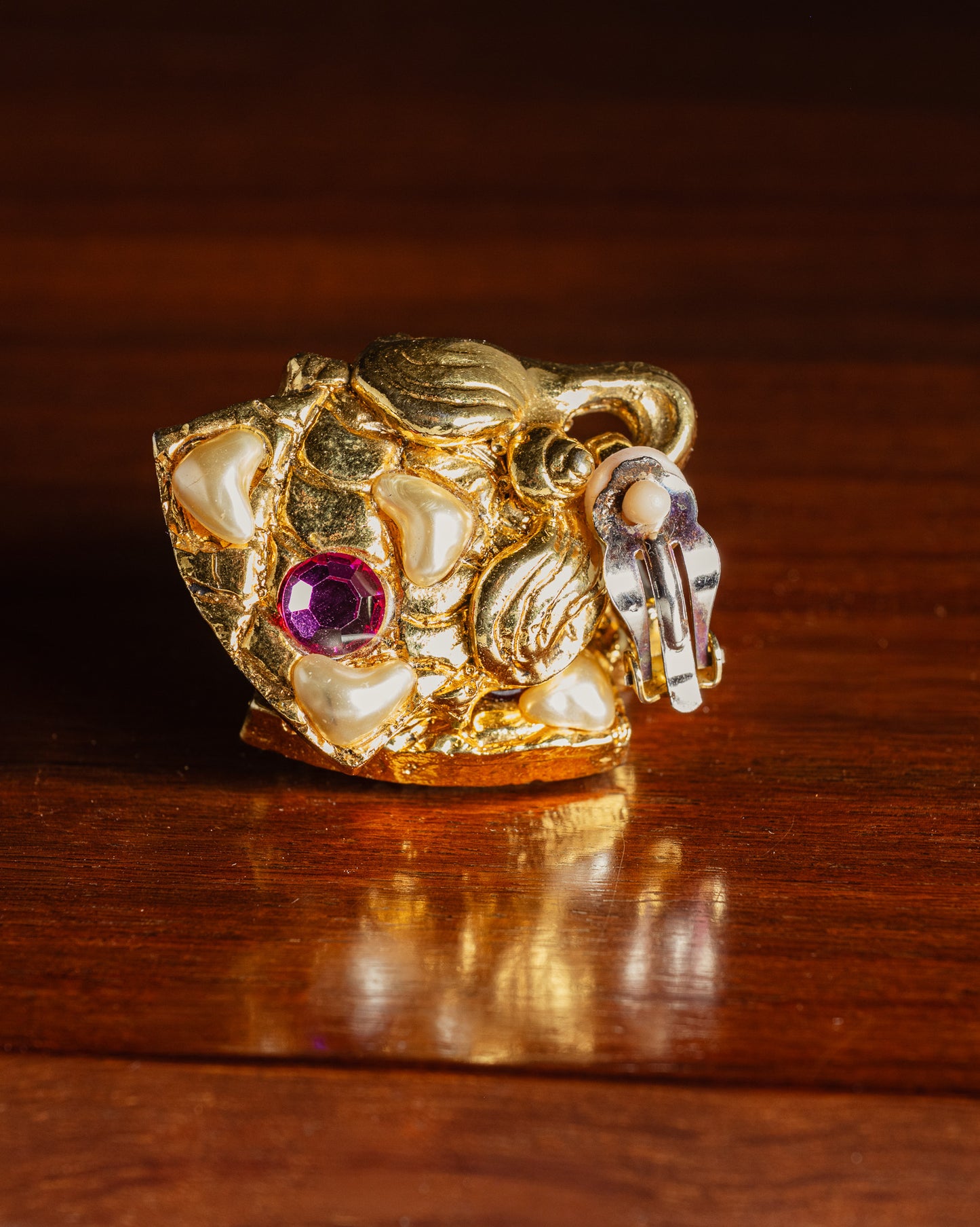 PAIR OF EARRINGS, JACKY DE G, 1980s