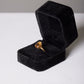 BAGUE EN OR ET CITRINE