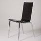 SET OF 4 BLACK CHAIRS "OLLY TANGO" PHILIPPE STARCK, 1980s