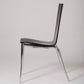 SET OF 4 BLACK CHAIRS "OLLY TANGO" PHILIPPE STARCK, 1980s