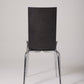 SET OF 4 BLACK CHAIRS "OLLY TANGO" PHILIPPE STARCK, 1980s