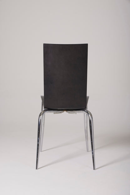 Set di 4 sedie nere "Olly Tango" Philippe Starck, anni '80