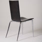 SET OF 4 BLACK CHAIRS "OLLY TANGO" PHILIPPE STARCK, 1980s