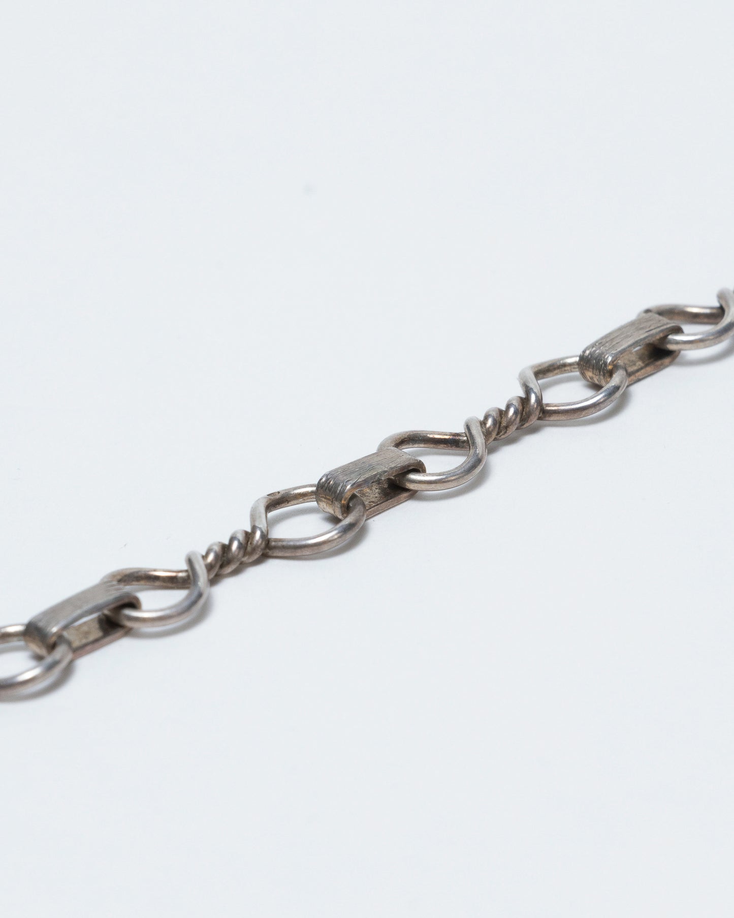 BRACELET MAILLONS EN ARGENT MASSIF