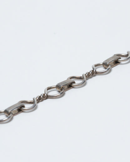 BRACELET MAILLONS EN ARGENT MASSIF